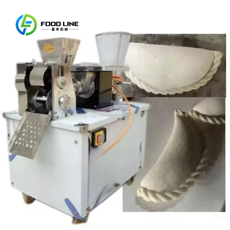 Customized size Round square a automatic alignment meat filling dumpling filling and folding machine wonton
