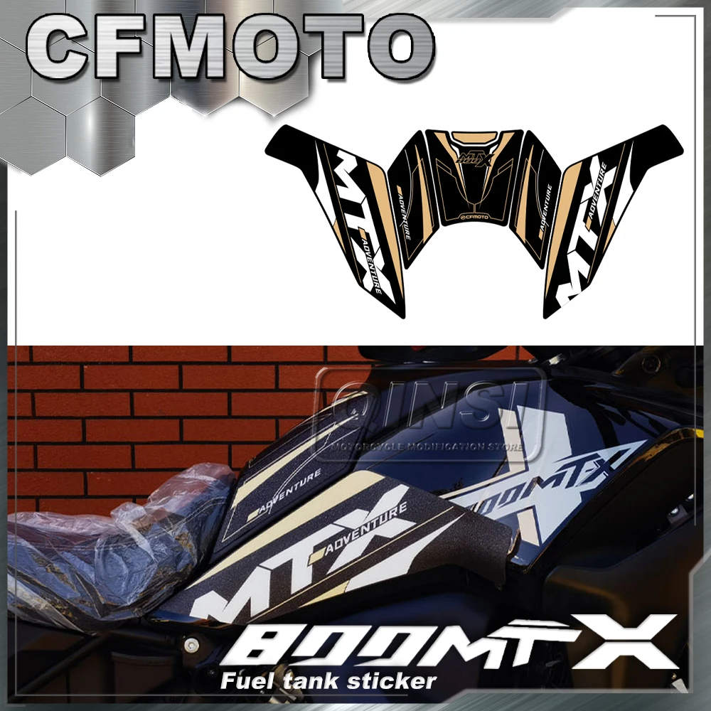 

CF 800MTX Motorcycle Fuel Tank Sticker For CFMOTO 800 MTX 800MT-X 800mtx Fuel Tank Knee Pad Protective Film Accessories