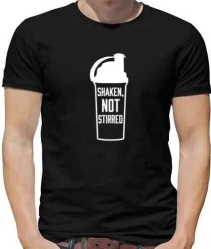 Shaken Pas Remué Bouteille T-Shirt - Gym - Entraînement - Exercice - Protéine