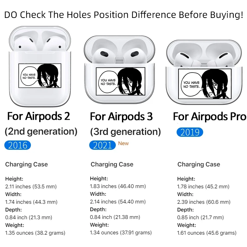 Horrible Anime Chainsaw Man Soft TPU Case for Apple Airpods Pro 3 2 1 Power Denji Makima Aki Pochita Earphone Cover Airpod Cases