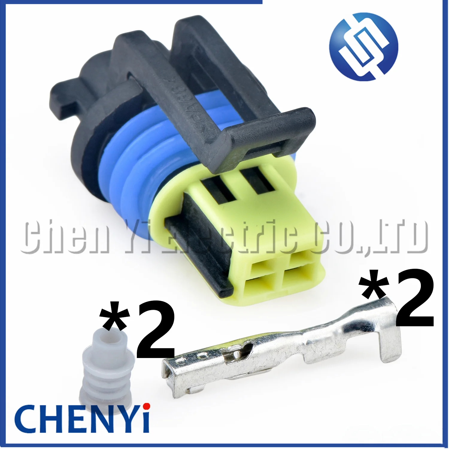 

2 Pin Automotive waterproof connector turn signal light wire harness plug 15336024