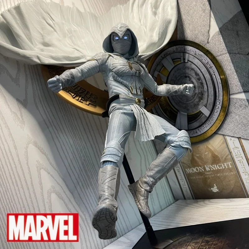 

In Stock Hottoys Tms075 1/6 Scale Full Set Collectible Moon Knight 12'' Male Marvel Action Figure Model Toys Collection Gifts