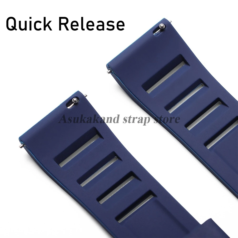 สายนาฬิกาซิลิโคน 20 มม.22 มม.สําหรับ Huawei GT5/GT4/GT3 สร้อยข้อมือผู้ชายผู้หญิงกีฬา QUICK RELEASE สําหรับ Xiaomi สมาร์ทสายนาฬิกายาง