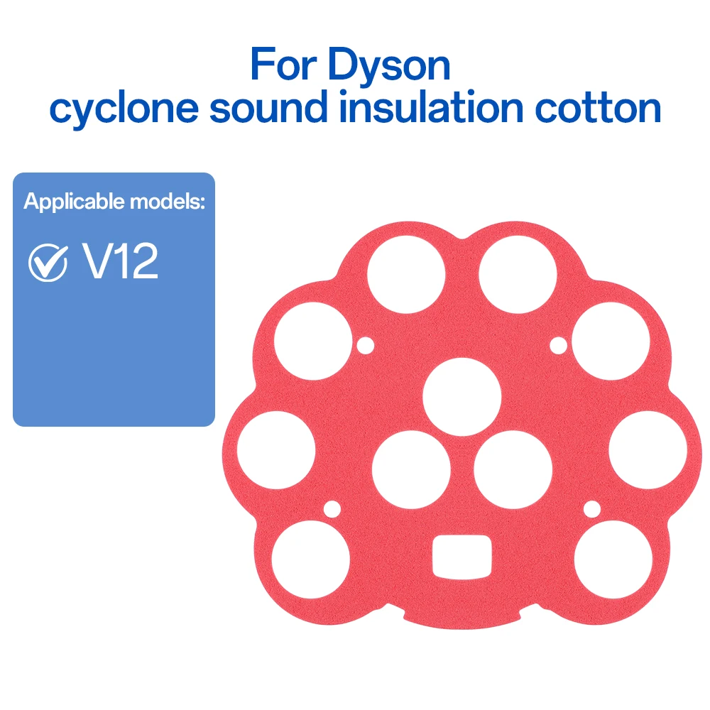 Soundproof Cotton for Dyson V12 Cyclone Sound Insulation Cotton Sealing Ring of Vacuum Cleaner Vacuum Cleaner Parts