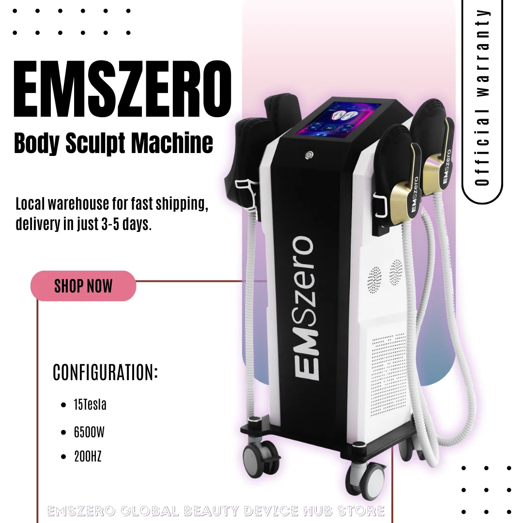 

EMSZERO NEO Professional EMS ZERO PRO ULTRA RF Machine EMS Body Sculpting Machie HIEMT Weight loss Muscle Stimulation
