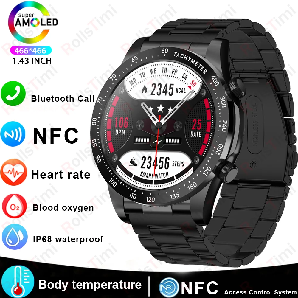 

Smart watch Bluetooth call 2026 new G30 1.43-inch round screen wrist lift bright screen sleep monitoring sports camera watch
