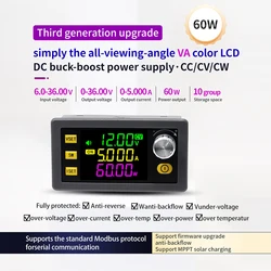 DC6-36V wyjściowy 0-36V 60W regulowany Regulator napięcia DC CNC CV CC zasilacz moduł obniżający płyty