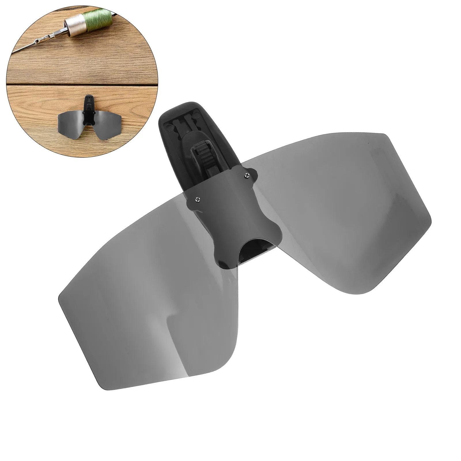 

Sunglasses Clip on for Over Glasses Polarized Lens Anti Glare Fishing Hiking Driving Unisex Lightweight Outdoor Eyewear