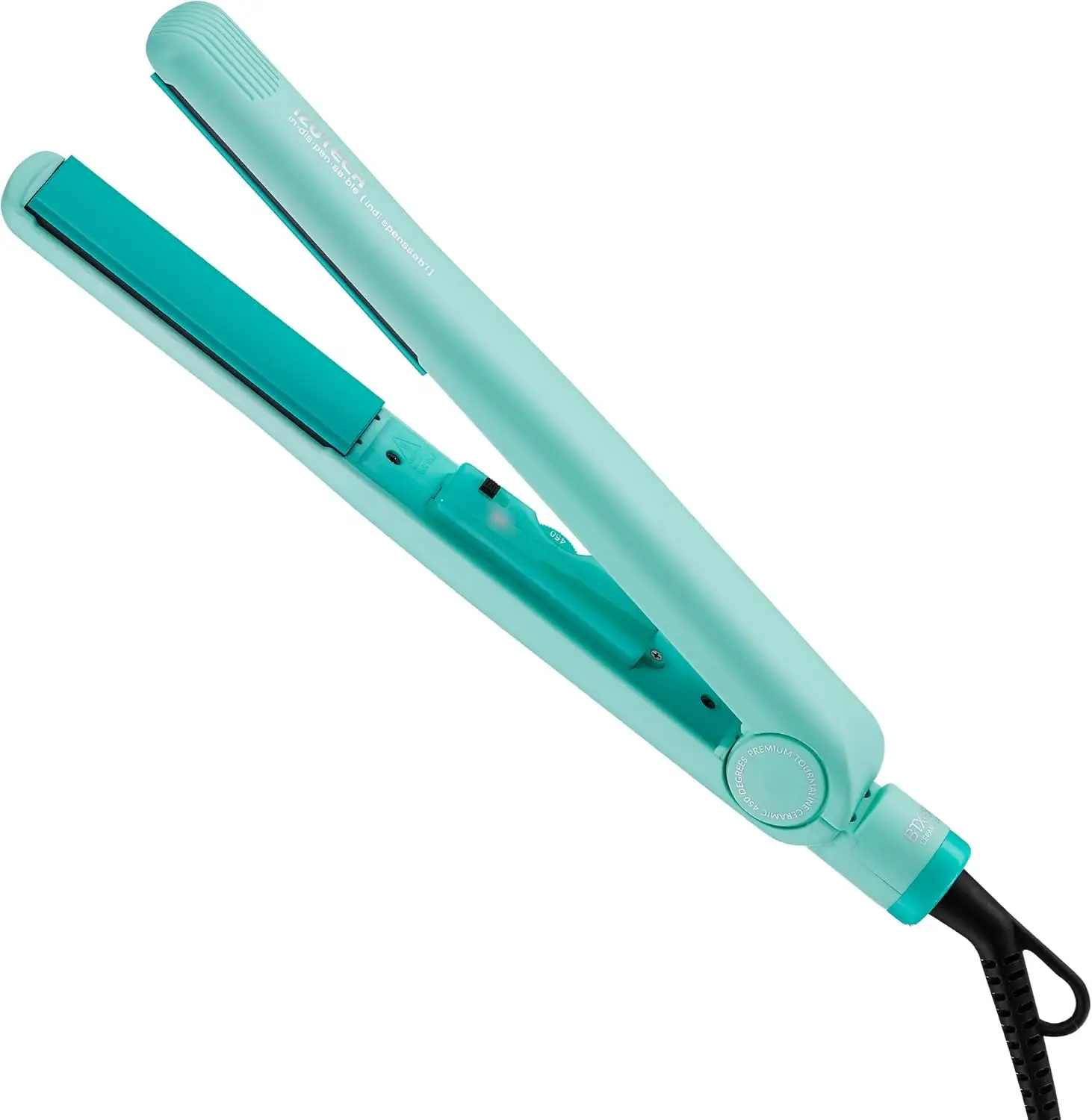 

1 Inch Flat Iron for Hair, Tourmaline Ceramic Plates, Negative Ions, Frizz Control
