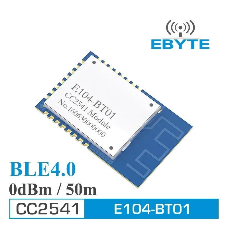 CC2541 Bluetooth Wireless Module EBYTE 2.4GH BLE4.0 2.4Ghz 1mW PCB Antenna SMD E104-BT01 Transmitter Receiver RF Module