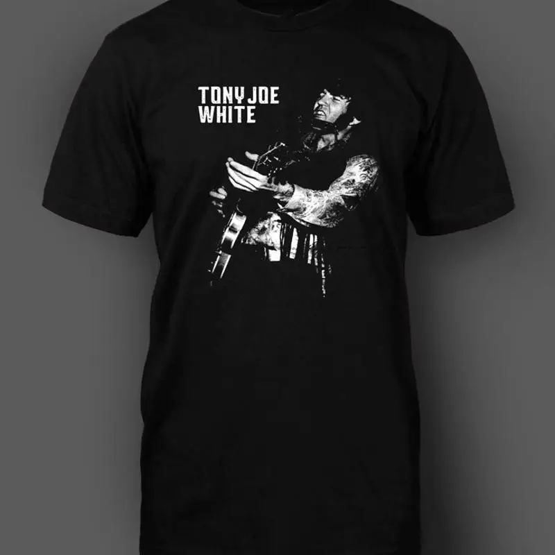 

Vtg Tony Joe White Live In Concert Хлопковая черная футболка всех размеров