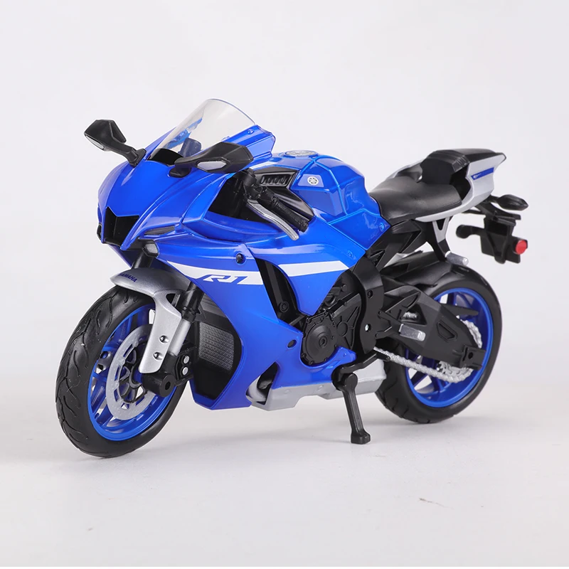 Maisto 1:12 2021 YAMAHA YZF-R1 Motorcycle Model Toys Die Cast Vehicles Collectible Hobbies