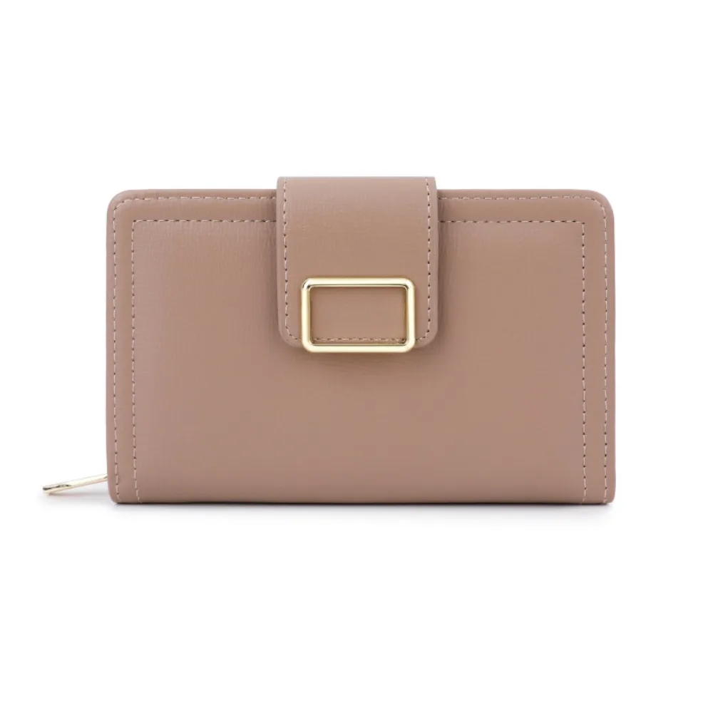 Fashion PU Multiple Card Positions Wallet Minimalist Ultra Slim Handheld Bag Exquisit Causal Card Package Girl