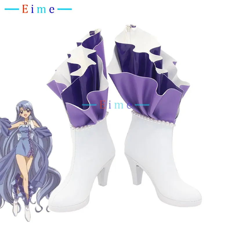 

Обувь для косплея Ноэль, реквизит для косплея в стиле аниме Pichi Pitch, карнавальные ботинки на Хэллоуин, обувь из искусственной кожи, изготовленная на заказ