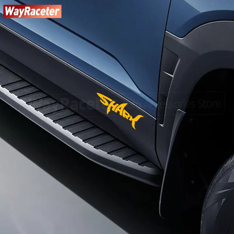 Creative Car Sticker Window Trunk DoorFender Graphics Reflective Decal For BYD Shark 2024 2025 Pick Up Off Road 4X4 Accessories