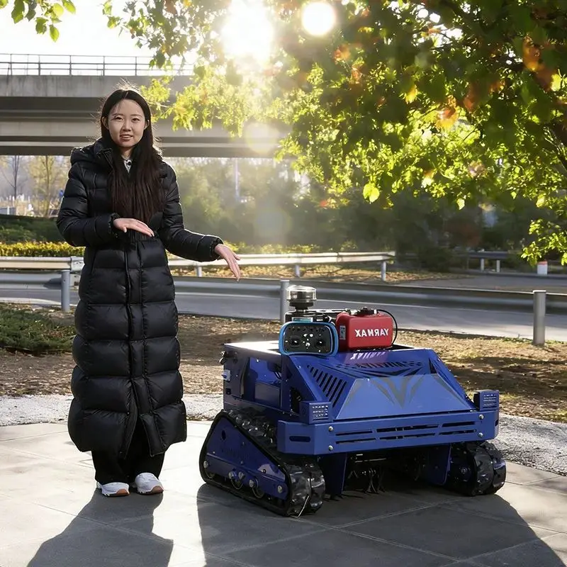 

Customized new mountain and plain all-terrain zero-rotation intelligent remote-controlled garden flail mower