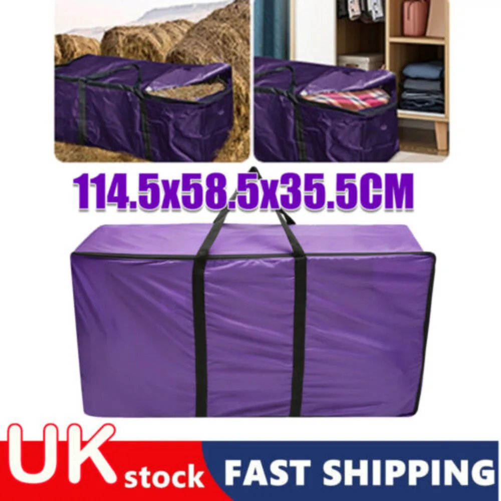 Storage Extra Tote Hay Bale Carry Bag, Foldable Portable Horse