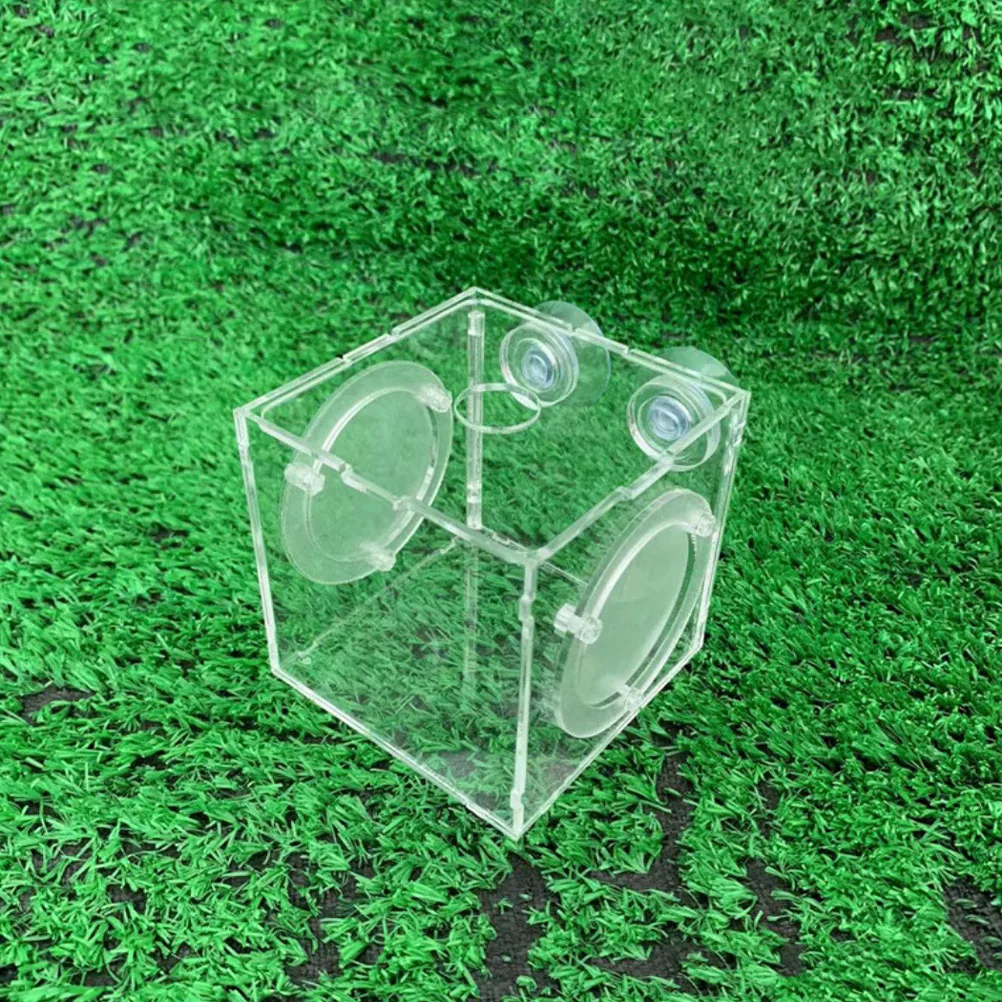 

Fry Hatching Breeding Box Isolation Aquarium Incubator Fish Tank High Grade Materials Durable Clear Practical Long Term Pet