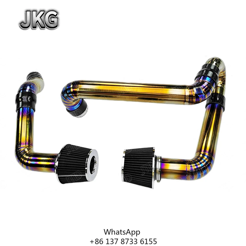 

JKG Titanium Alloy Car Air Filter For BMW S58 Engine G8X M3 M4 Front Mount Burnt Gold