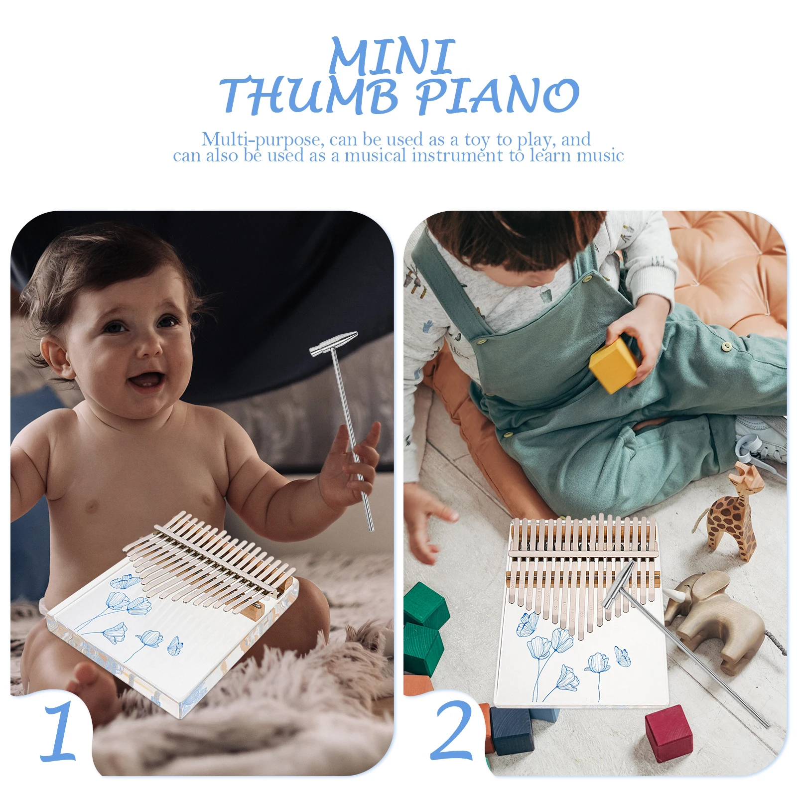 

Kalynba Finger Piano Music Instrument Kalimba Mini Thumb Kids Musical Instruments