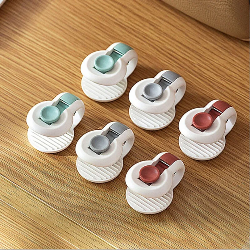6-Pack No-Slip Blanket Clips - Invisible Bed Sheet Holders for Quilts & Comforters, Needle-Free Safety Fasteners for Mattress