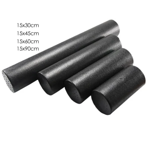 Portable ABS and Rubber EPP Foam Yoga Column Muscle Relaxation Fitness Roller with Shaft Set for Exercise and Massagepromote sal
