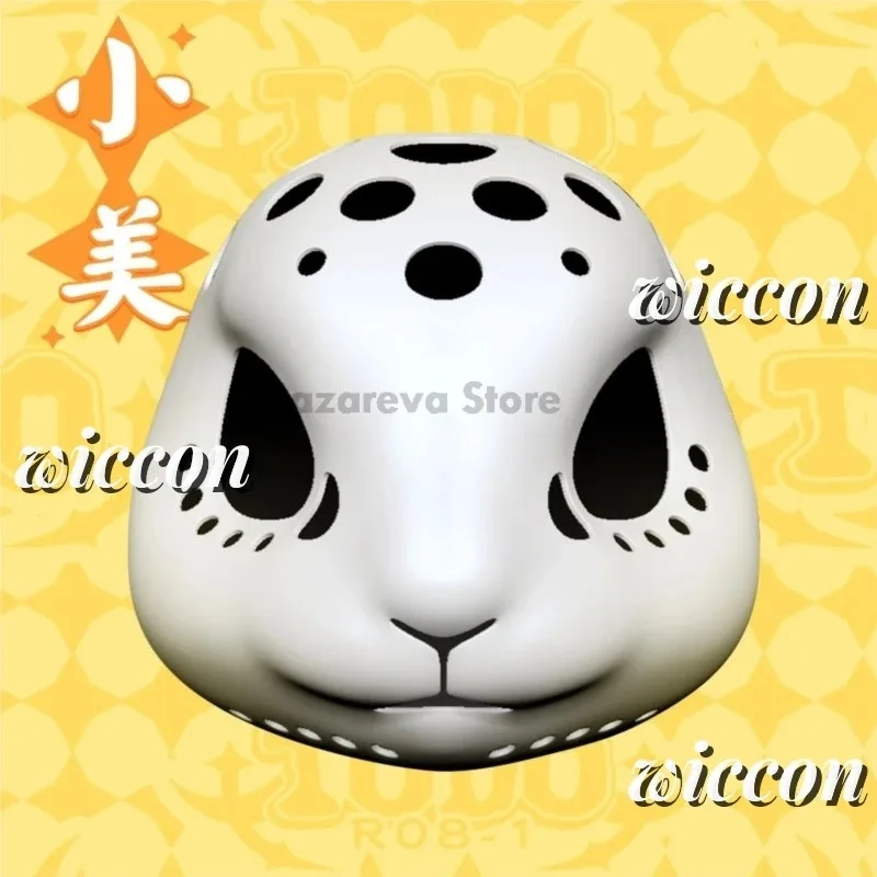 

Kemono Fursuit повязка на голову из смолы кролик кролик пушистая маска череп аксессуары косплей кролик реалистичный стиль меховой костюм маска череп