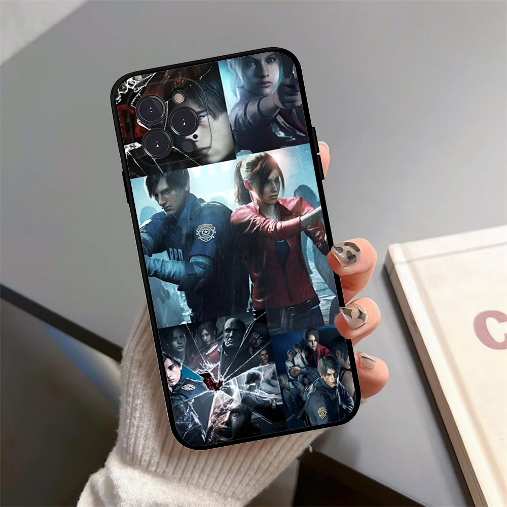 Video Game Resident Evil Mousepad for iPhone 15 8 7 6 6S Plus X SE 2020 XR XS 14 11 12 13 Mini Pro Max Mobile Case