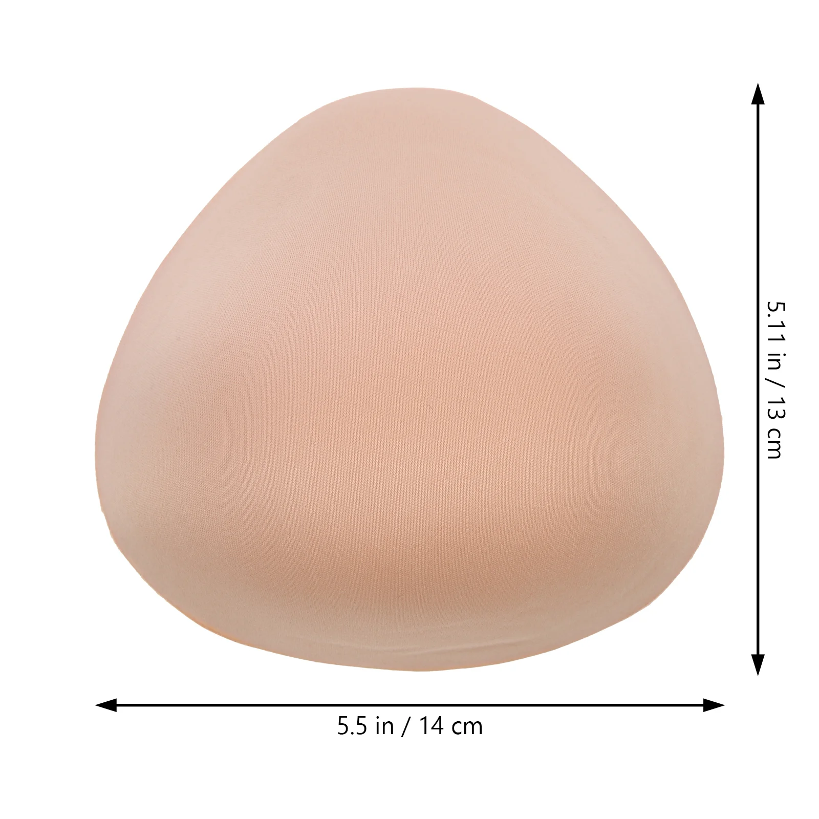 Triangular Sponge Prosthetic Breast Pad Mastectomy Prosthesis Pads Sports Girls Cotton Bras Forms Breathable