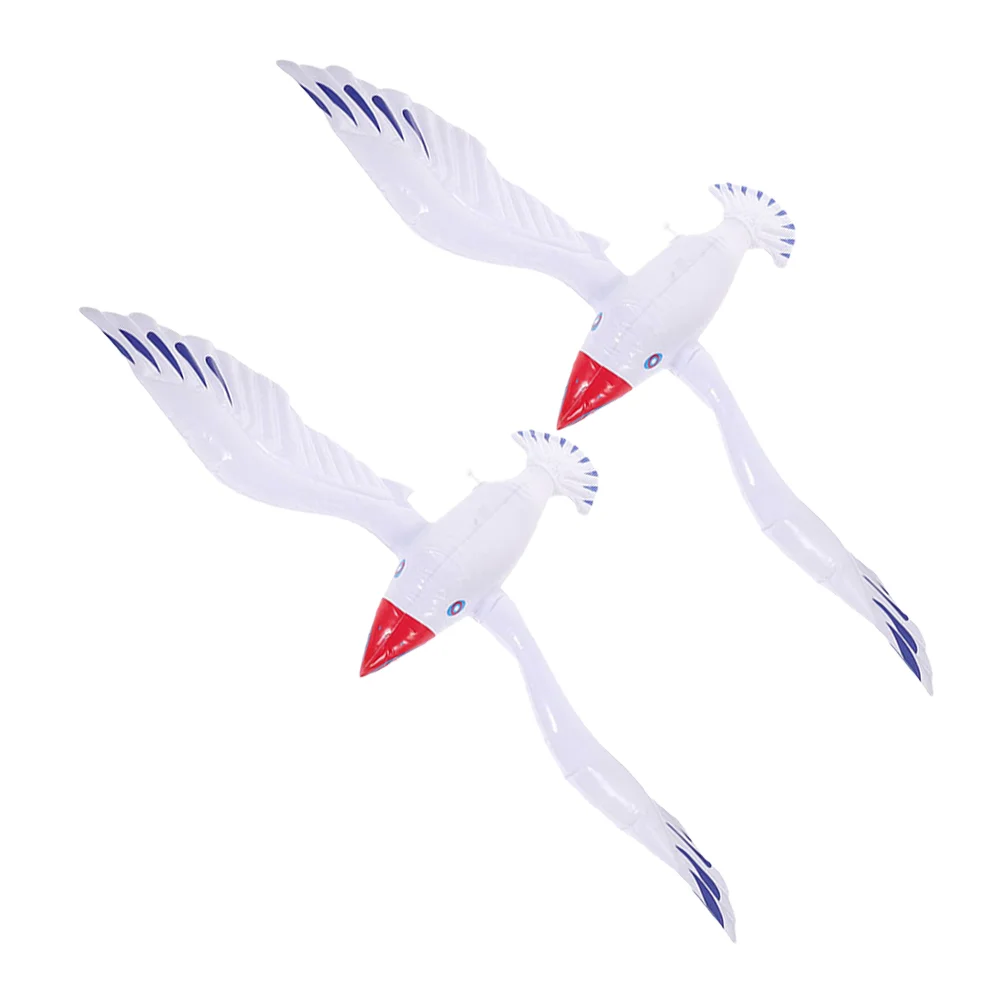 

2 Pcs Inflatable Sea Birds Toy Jumbo Flying Seagull Water Balloon Floating Pool Toys Flight Statue