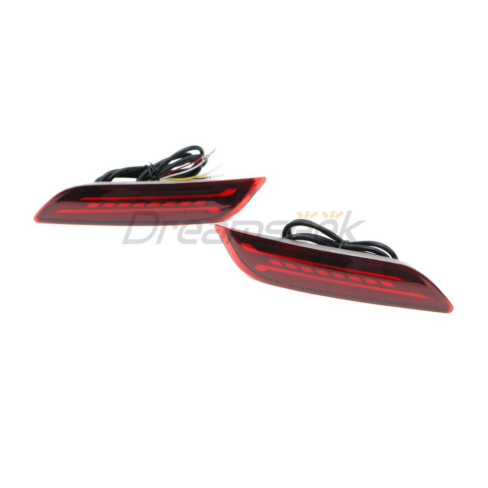 LED Reflector Rear Bumper Tail Light For Toyota Camry XV70 2018 2019 2020 2021 2022 2023 Brake Fog Lamp W/ Dynamic Turn Signal