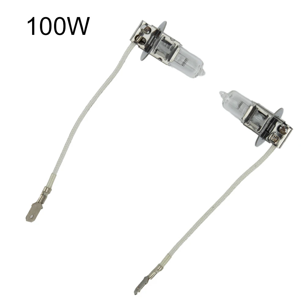 할로겐 전구 자동차 헤드라이트 석영 유리, 백색 크세논, 안개등 전구, 메인 또는 딥 빔, 자동차 액세서리, 100W, 12V