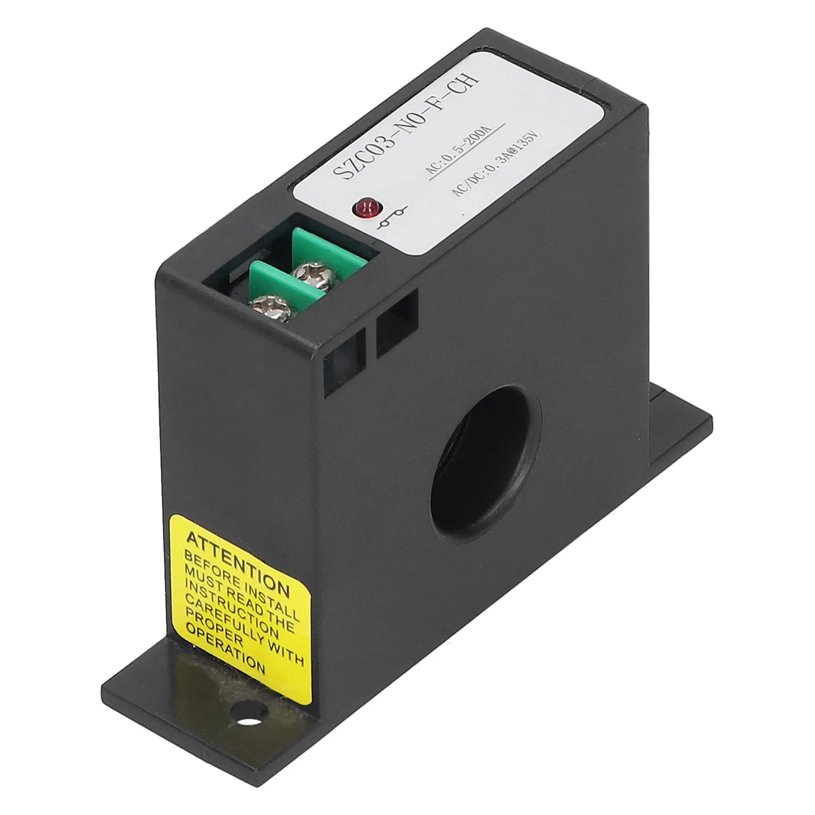 Induttanza reciproca di corrente SZC03-NO-F-CH 0,5-200A Induttanza reciproca di corrente autoalimentata con rilevamento di corrente CA