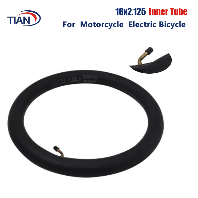 16 Inch Inner Tube 16 X 2.125 Inner Tube Special Angle Fits Many Gas Electric Scooters and E-Bike 16x2.125