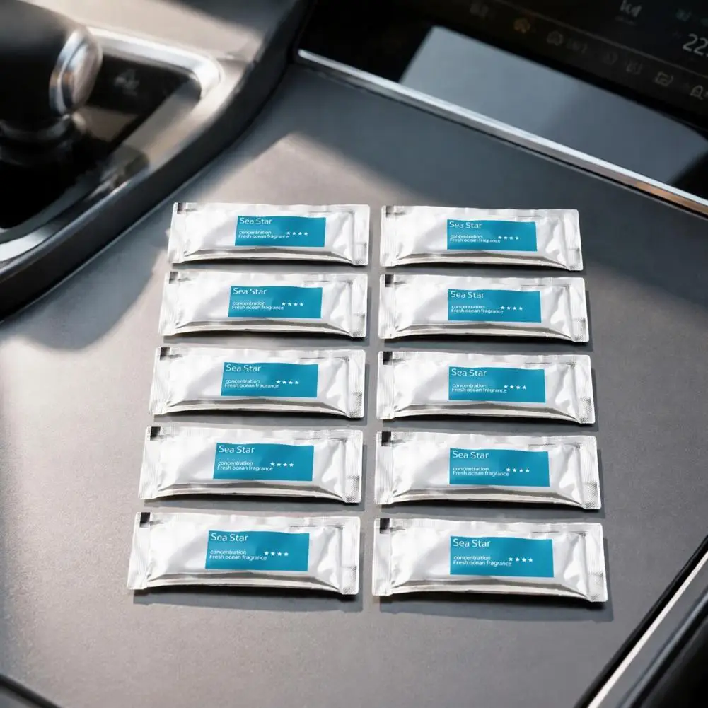 Auto Aromatherapy Cotton Swab 10pcs Car Air Freshener Refill Sticks Auto Perfume Vent Clip Replacement Long-lasting Odor
