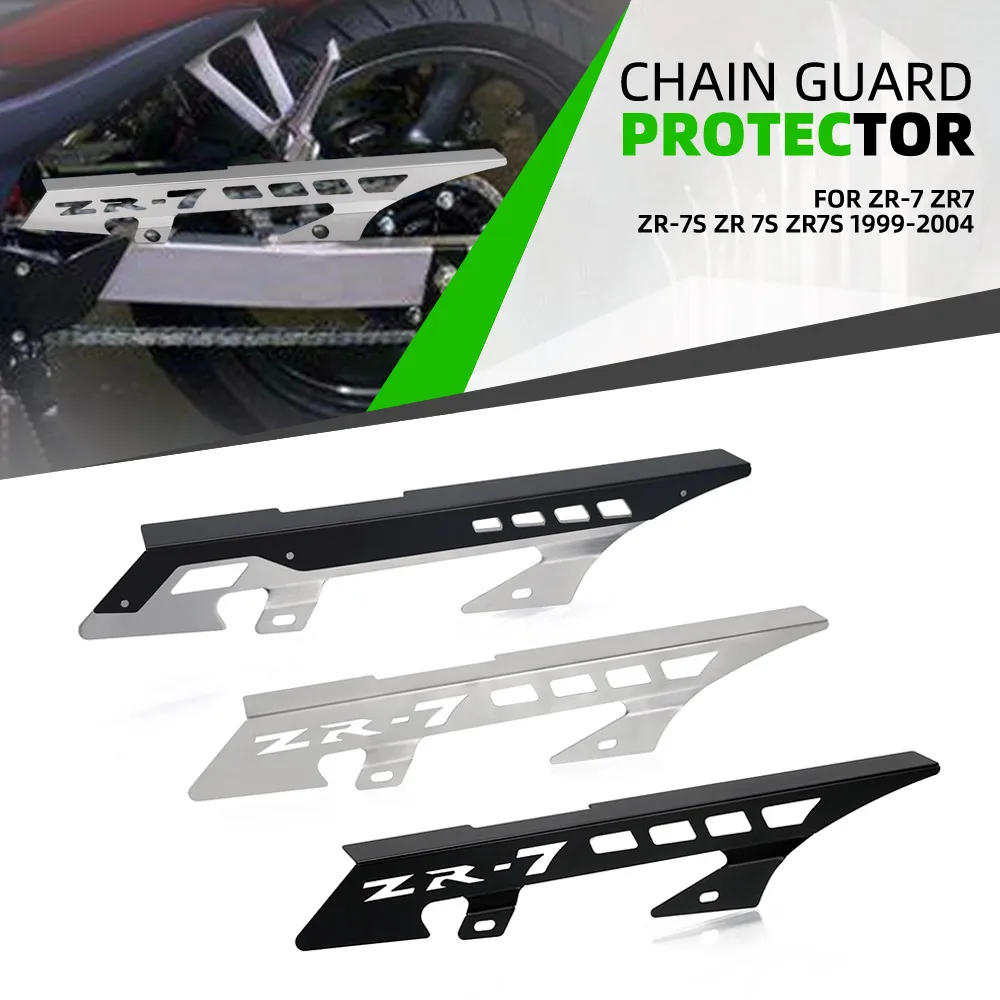 

For Kawasaki ZR-7 ZR7 Rear Wheel Fender Mudguard Chain Guard Protector Sprocket Cover ZR-7S ZR 7S ZR7S 1999-2001-2002-2003-2004