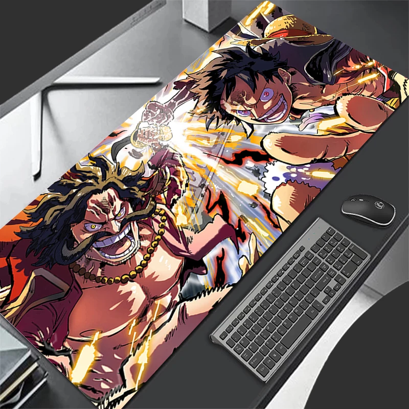 Japan Cool Anime Podkładka pod mysz PC Biała szafka dla graczy Dywanik na klawiaturę Laptop O-one P-piece L-Luffy 5-biegowa podkładka pod mysz XL