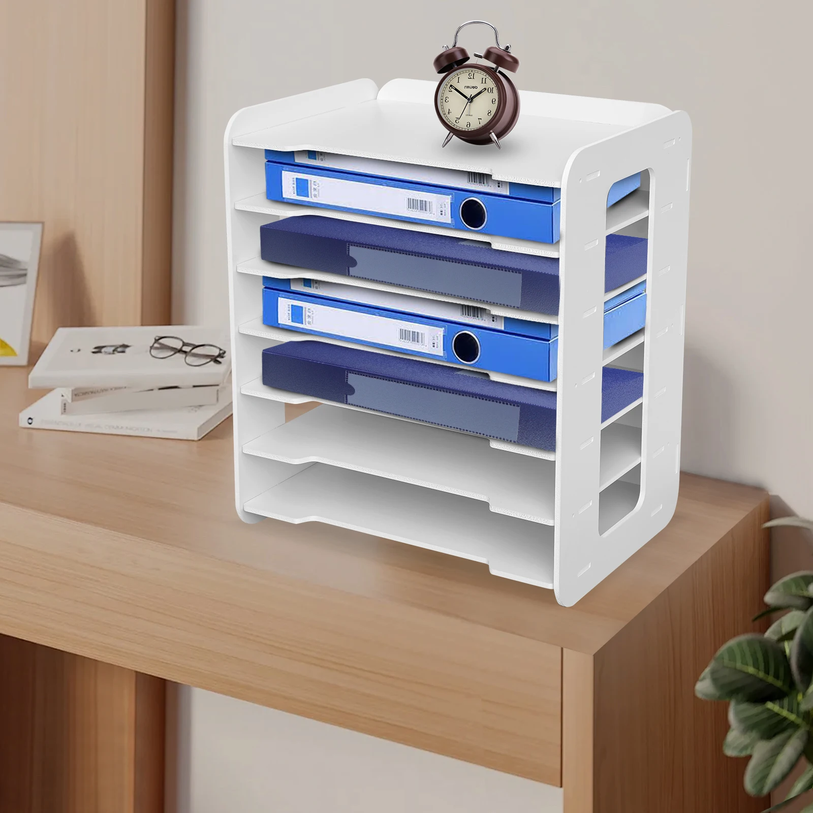 

Letter Sheet A4 7 Compartments Document Sheet Office Desk Organizer Document Holder Letter Sheet Paper Magazine Organizer