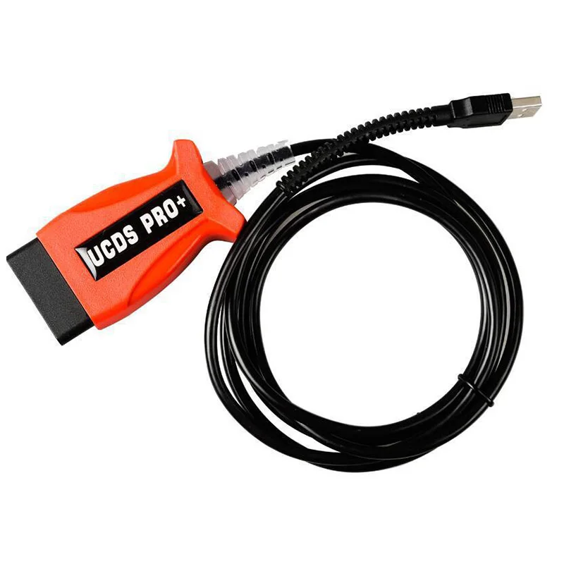 

OBD2 Cable UCDS Pro+ for Ford Diagnostic Cable Tool with 35 Tokens V1.27 Automotive OBD2 Scanner USB/OBD Cable