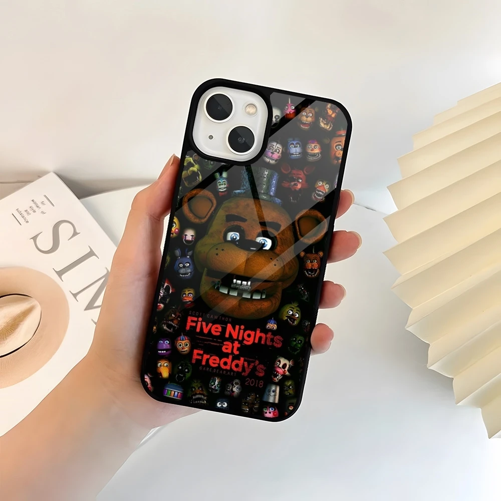 Fnaf Five-nights-At-Freddys Phone Case PC+TPU For Iphone 16 12 Pro Max 1115 13 14 Mini 6S 8 7 Plus X Xs XR Luxury Back Cover