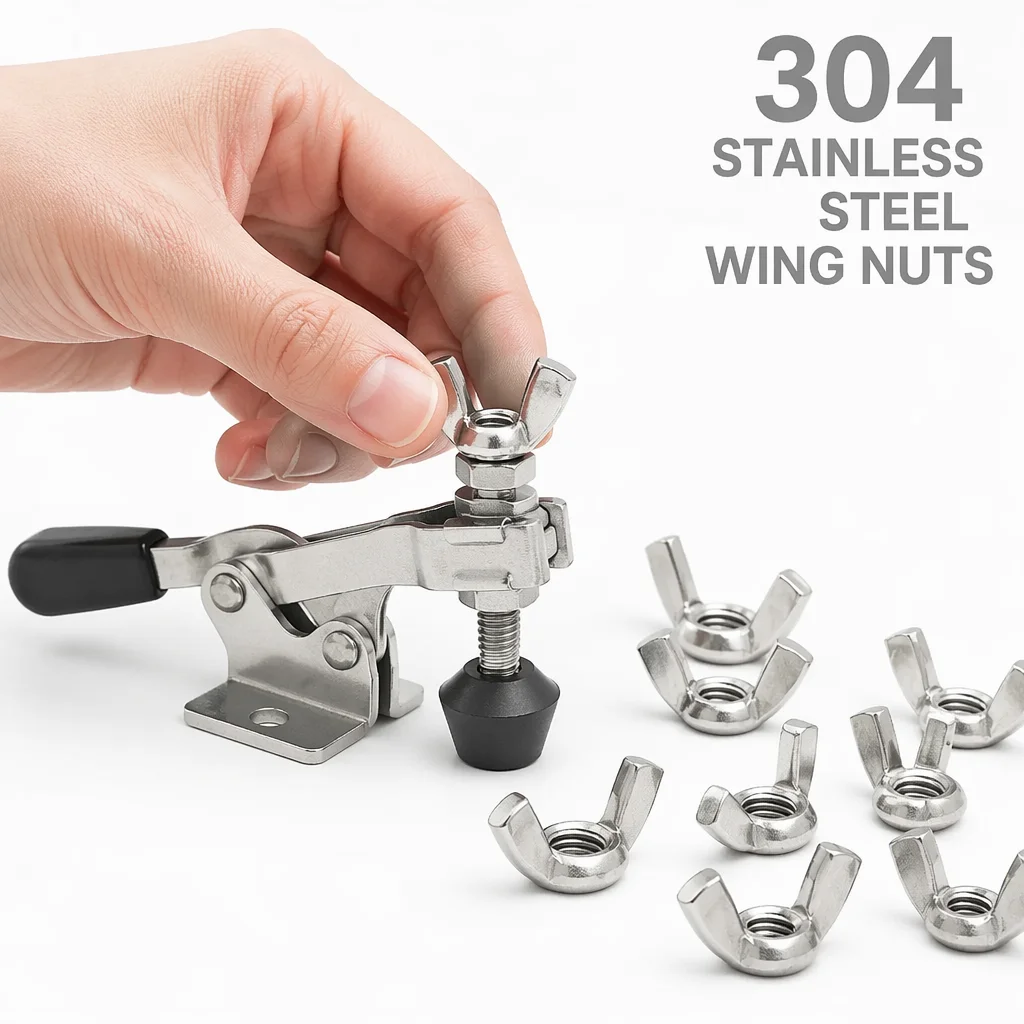DIN315 Wing Nuts,M3 M4 M5 M6 M8 M10 M12,304 Stainless Steel Hand Tightening Butterfly Nuts