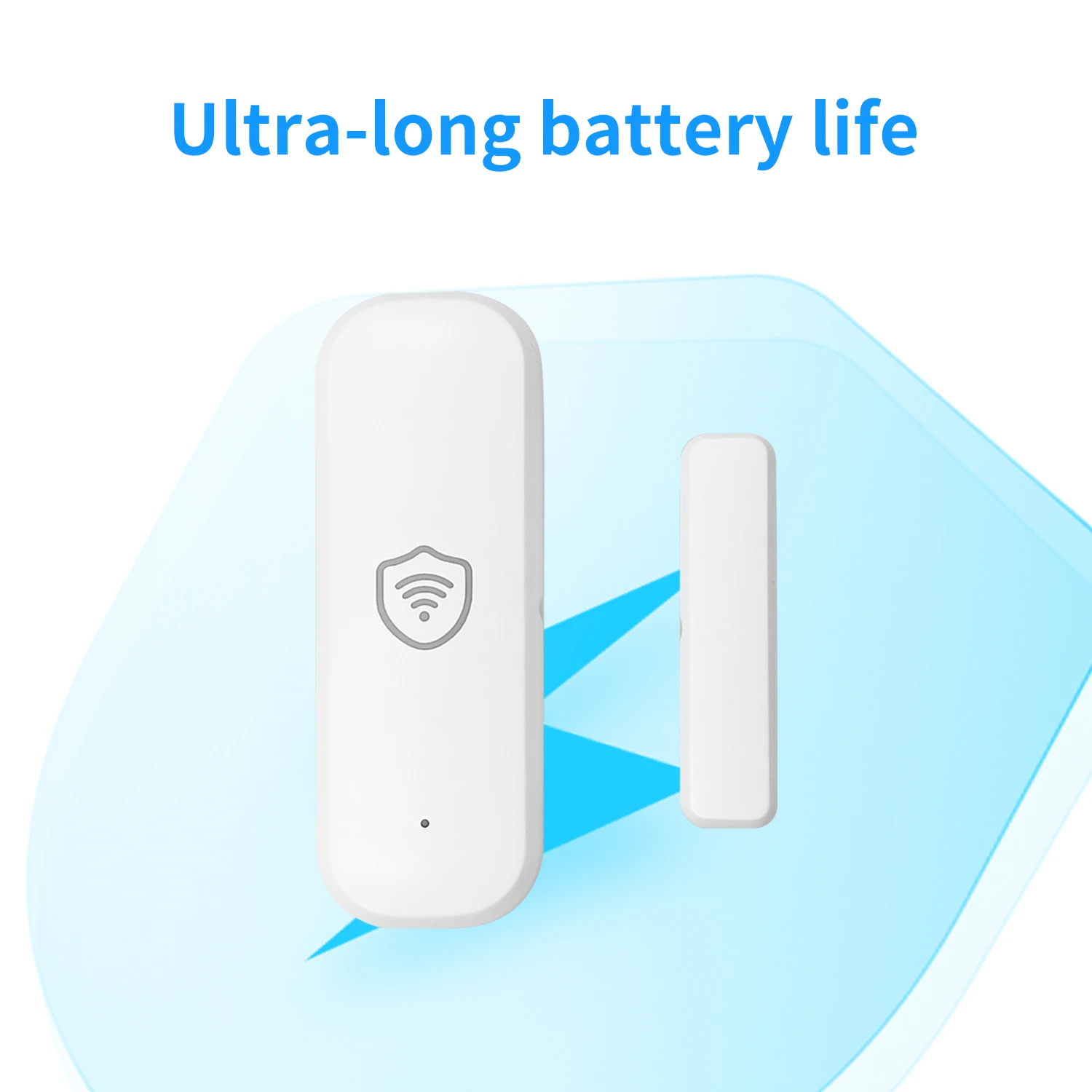 Tuya WiFi Zigbee Door Window Sensor Detector Anti-Theft Smart Life App Notifications Remote Control Supports Alexa And Google