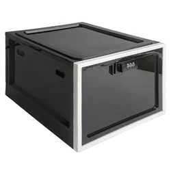 Caja de bloqueo de teléfono móvil, caja de almacenamiento Bloqueable, caja de bloqueo de alimentos para refrigerador, gabinete de almacenamiento para tableta, negro