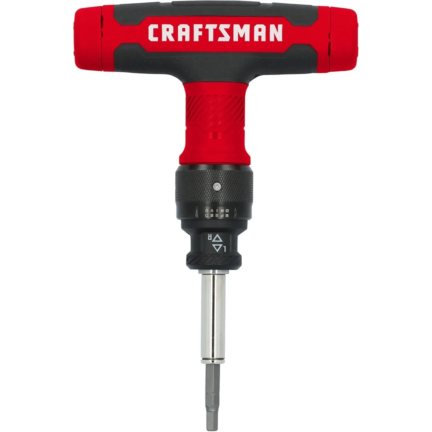 

13 Piece Speeddrive Ratcheting T-Handle Set, Dual Direction Drives Screws 2x Faster, Advanced T-Handle Design Delivers 2x Torque