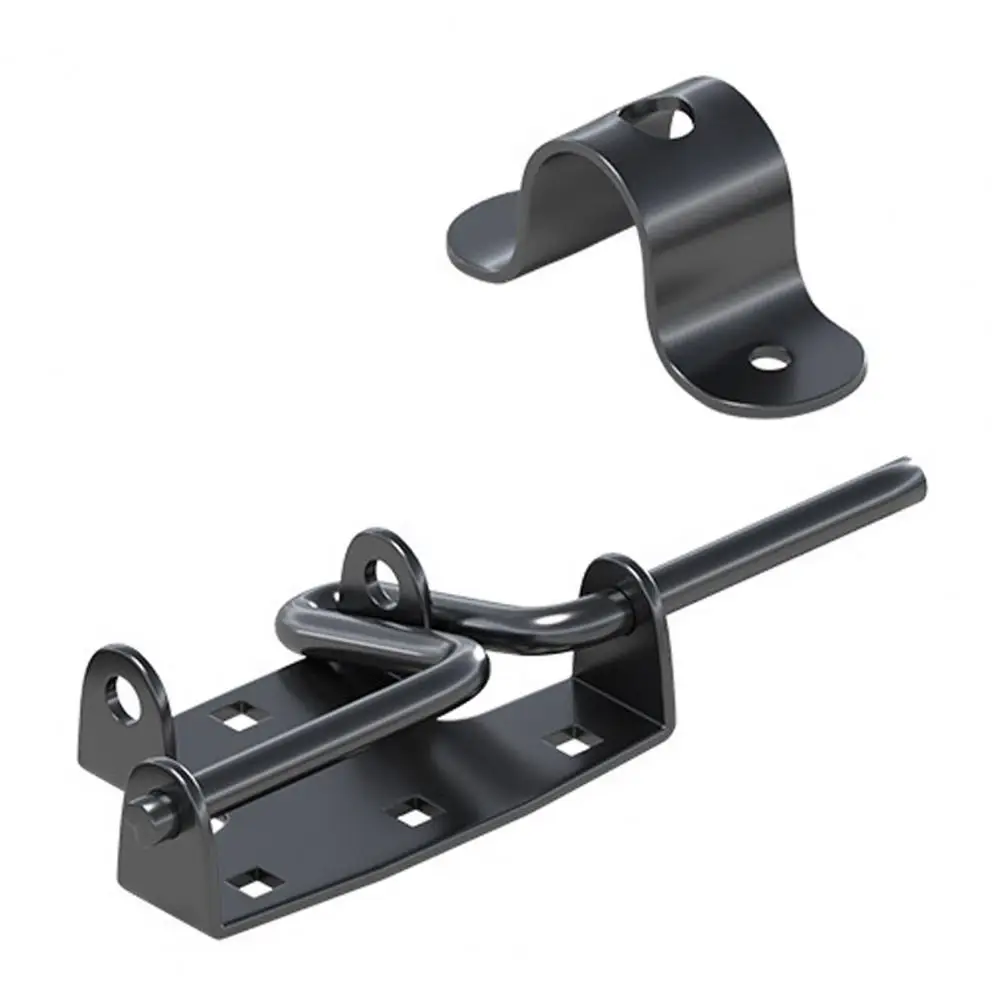 Weather-resistant Alloy Latch Automatic Locking Latch Rust-resistant Alloy Door Latch with Dual-functional Lock for Door