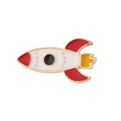 Universe Astronaut Spacecraft Planets Rocket Brooches Cosmos Pins Jacket Backpack Lapel Badge for Kids Gifts