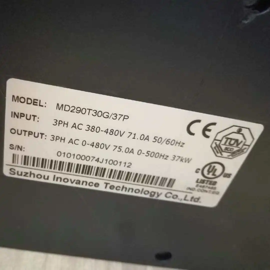 New Inovance AC inverter MD290T30G/37P, MD290 series inovance 37KW inverter