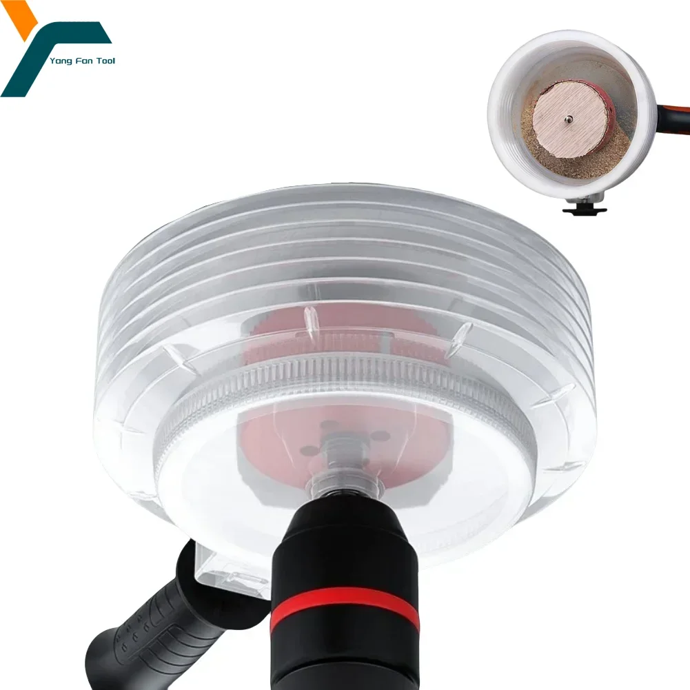 

155mm Electric Hammer Drill Dust Cover Dust Collector Hole Opener Max 125mm Dustproof Hole Saw Drill Bit Hand Tool Accessory