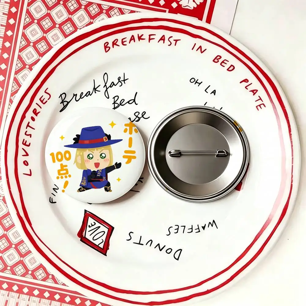 expressions Game Twisted Wonderland  25mm 75mm 44mm 58mm 32m Coin Badges Personalized Handmade Round Brooches Pins Accessory