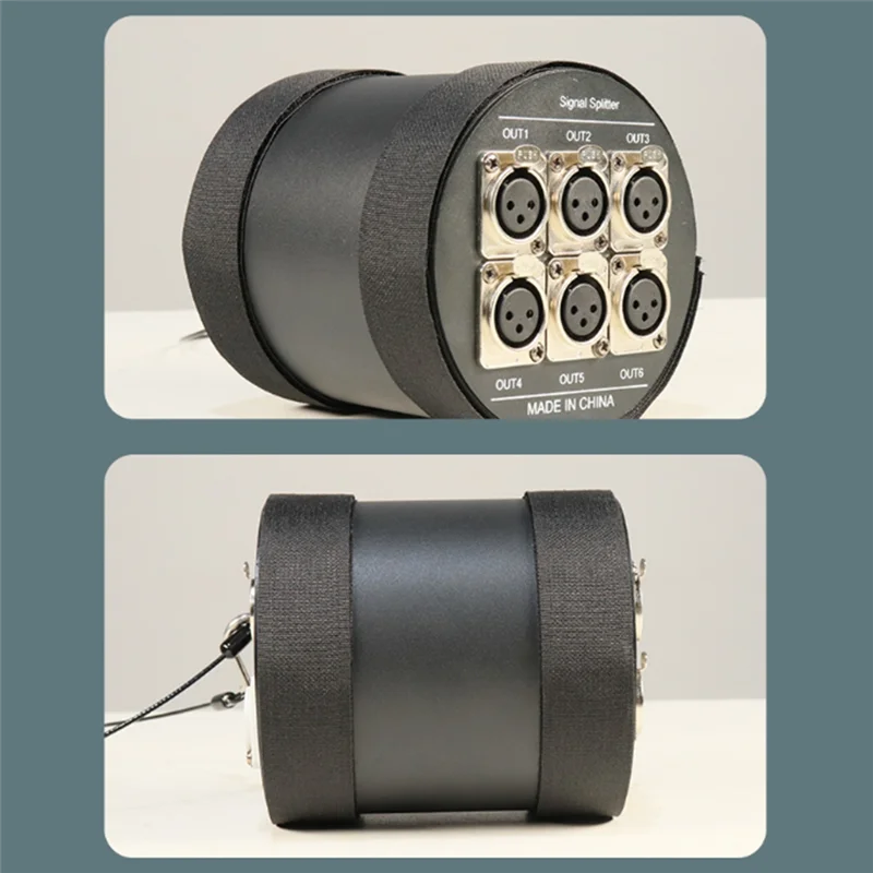 ABUL-For DMX512 標準信号アンプ 6 チャンネル出力スプリッター DJ ディスコ舞台照明制御用